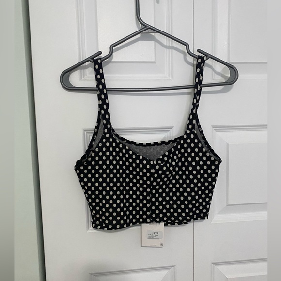 NWT- Zara cropped jacquard top - Picture 3 of 4